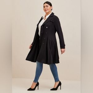 Torrid Ponte Trench Coat